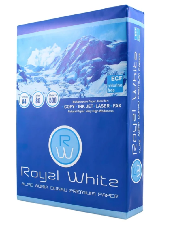 Kancelársky papier ROYAL WHITE A4 80g 500 listov