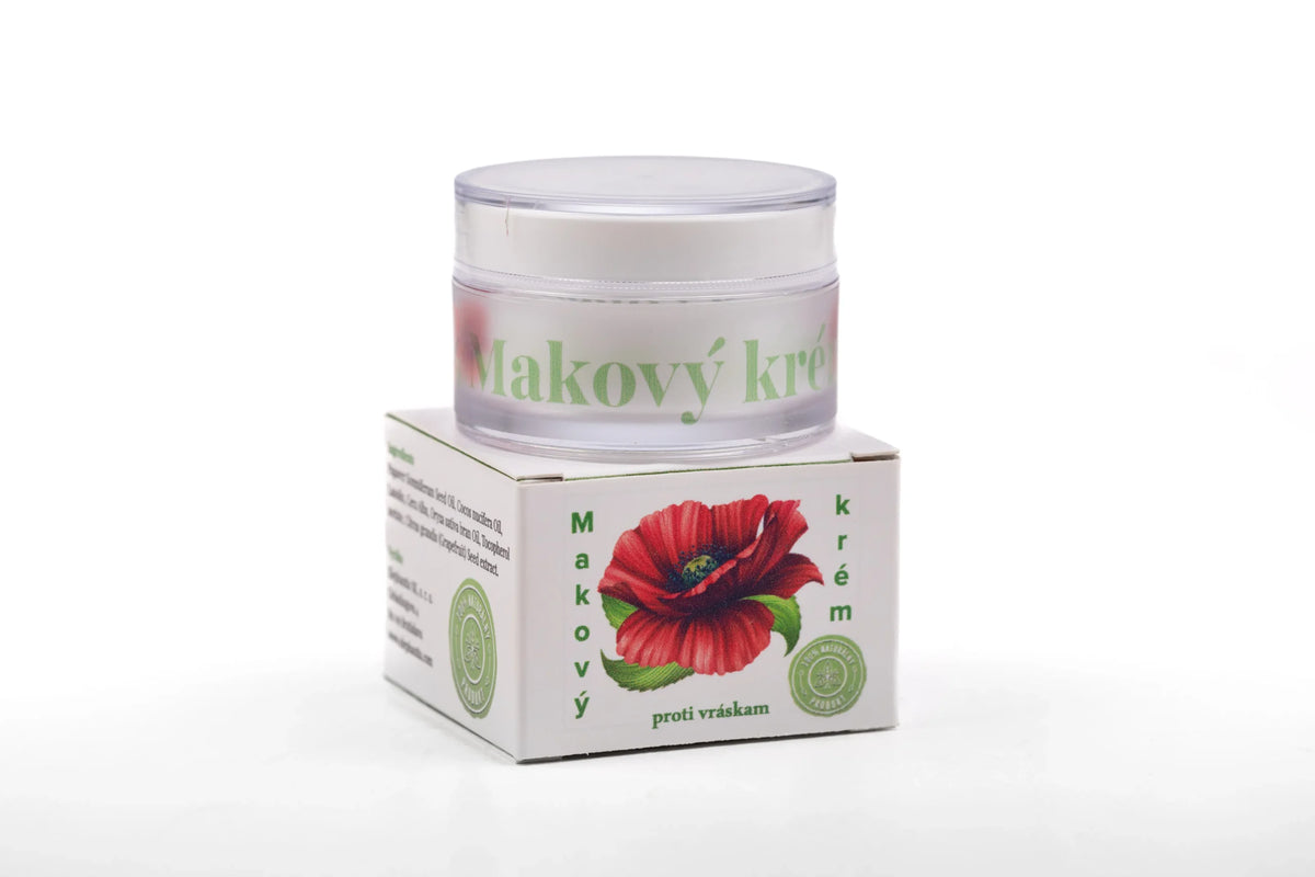 Makový krém 100 % prirodný krém proti vráskam 15ml